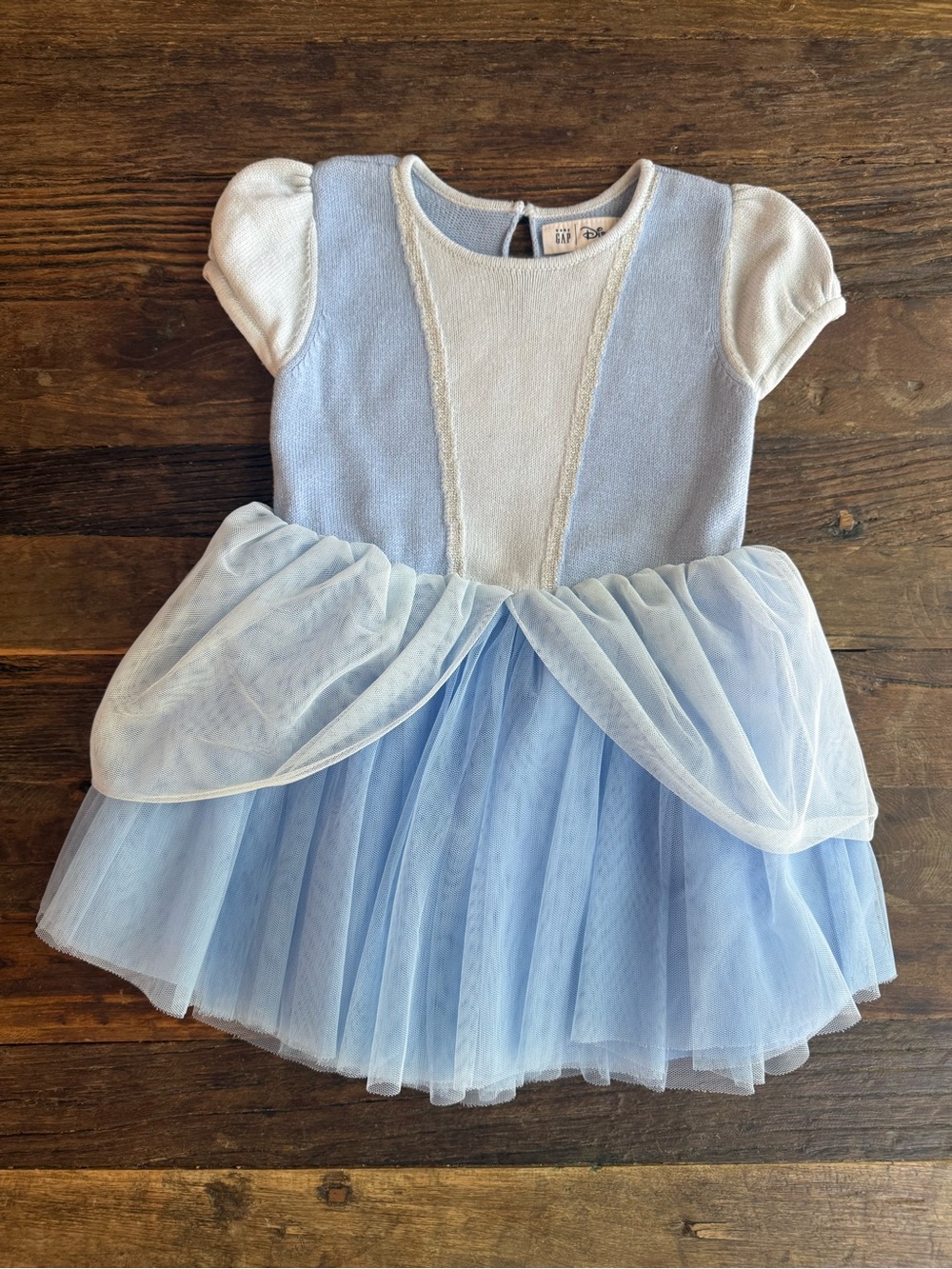 GAP Cinderella Light Blue Tulle Kids Costume Dress